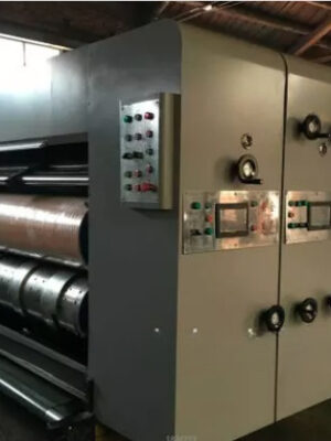 Lead-edge feeding flexo printing slotting die-cutting machine